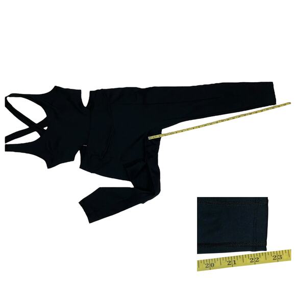 Free People Movement Back it Up Jumpsuit - Black - Medium - Picture 7 of 12